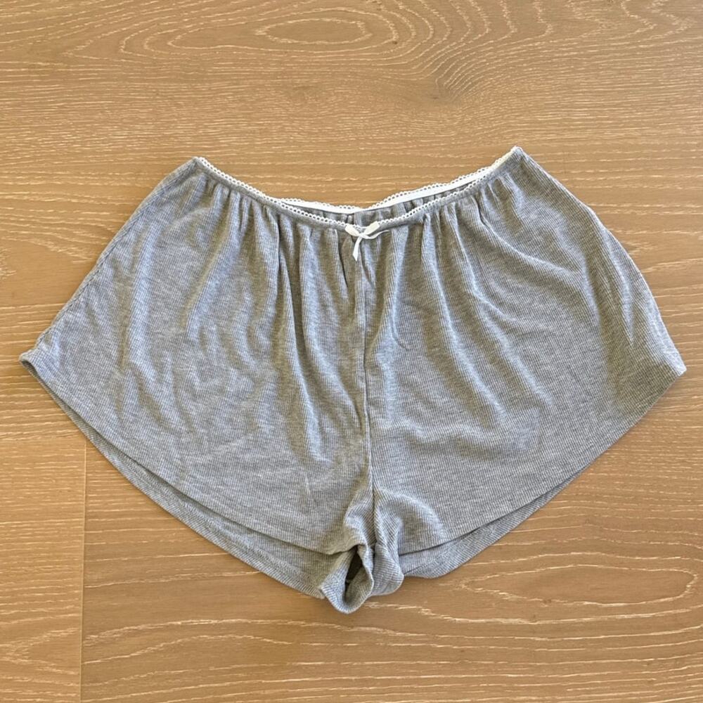 All for Mimi PJ Short Ribber Size S in Grey